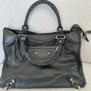 Authentic Balenciaga City Bag in black